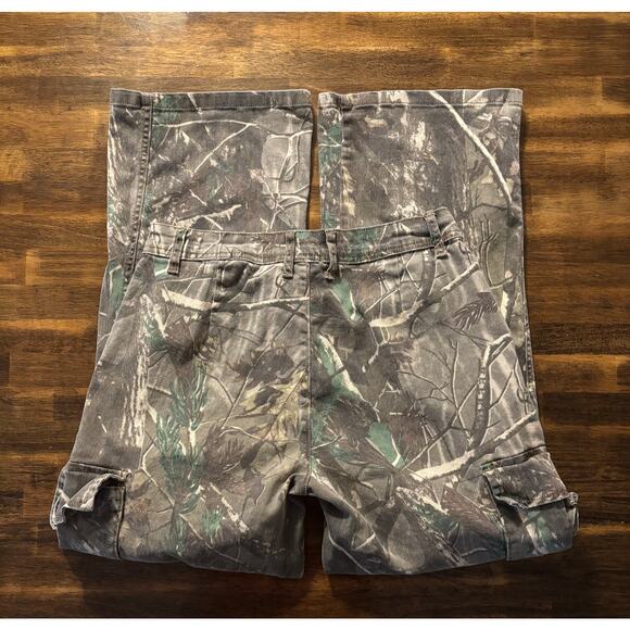 Disclosure Women’s 9 / 29 x 29 Camo Pants Cargo Wide Leg Relaxed Fit - Picture 4 of 12